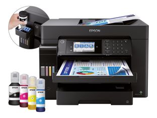 Epson EcoTank ET-16655 - Imprimante multifonction jet d'encre couleur A3 - USB, LAN, Wi-Fi, hôte USB - noir