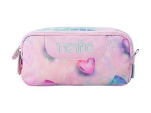 Totto - Portalápices - brillantina - poliéster - Corazón Brillante