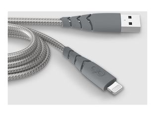 Force Power - Câble Lightning 2.4A - USB - 2 m - gris