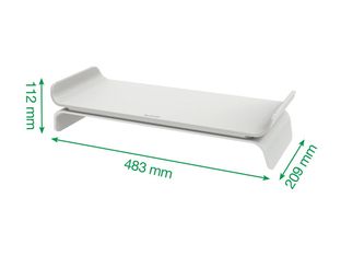Leitz Ergo - Support ajustable pour écran - Gris