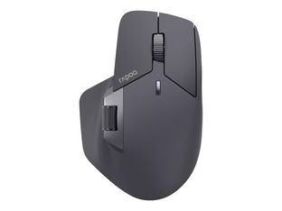 Rapoo MT760L - Souris sans fil - multi-mode - optique - 10 boutons - sans fil - noir