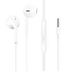 WOW - Ecouteurs filaires avec micro  - intra-auriculaire - blanc