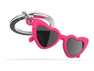 Metalmorphose - Porte-clés - lunettes cœurs