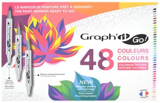 Set de 48 marqueurs acrylique Graph'it Go 