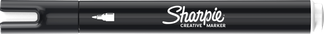 Sharpie Creative - Marqueur blanc - encre acrylique à base d'eau - 2.5 mm