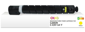 Cartouche laser remanufacturée Canon C-EXV64 - jaune - Owa