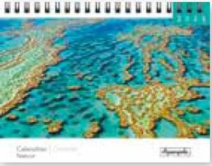 Calendrier chevalet 16x18cm 12 mois Aquarupella - Nature