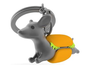 Metalmorphose - Porte-clés - teckel hot-dog