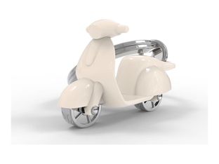 Metalmorphose - Porte-clés - scooter dolce vita beige