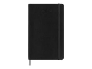 Moleskine Classic - Agenda semainier - 18 mois - 130 x 210 mm - couverture noire