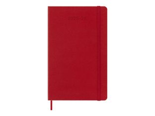Moleskine Classic - Agenda semainier - 18 mois - 130 x 210 mm - couverture rouge écarlate