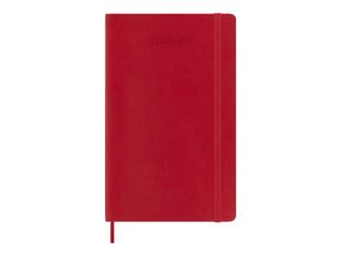Moleskine Classic - Agenda semainier - 18 mois - 130 x 210 mm - couverture rouge écarlate