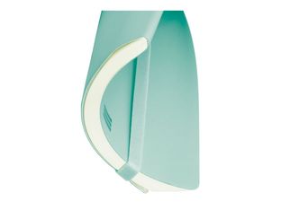 Finocam Nexo - Cuaderno - pequeña - 90 x 150 mm - 72 hojas / 144 páginas - papel blanco roto - liso - tapa turquesa - poliuretano (PU)