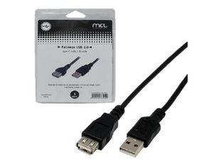 MCL Samar - Rallonge de câble USB - USB (F) pour USB (M) - USB 2.0 - 5 m