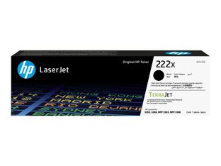 HP 222X - À rendement élevé - noir - original - LaserJet - cartouche de toner (W2220X) - pour Color LaserJet Pro 4202dn, 4202dw, MFP 3302fdn, MFP 4303fdn, MFP 4303fdw