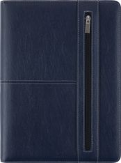 Cambridge - conférencier a4 zippé - marine