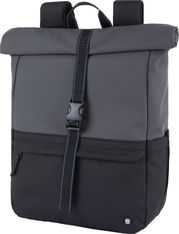 Cork - sac à dos ordinateur roll-top 15,6'' - gris et noir