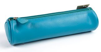 Quo Vadis - Trousse - Ronde - Satiny - 22x6 cm - Cuir pleine fleur de vachette - 1 compartiment(s)