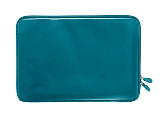 Quo Vadis - Housse ordinateur - Satiny - Bleu - 37x26x1,5 cm - Cuir pleine fleur de vachette - 1 compartiment(s)