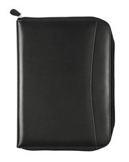 Quo Vadis - Conférencier - Satiny - Noir - 18x24 cm - Cuir pleine fleur de vachette