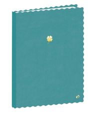 Quo Vadis - Carnet de notes - Festy - Vert - Pages Lignées - 15x21 cm - Papier Clairefontaine blanc - Fabrication française