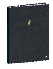 Quo Vadis - Carnet de notes - Festy - Noir - Pages Lignées - 15x21 cm - Papier Clairefontaine blanc - Fabrication française