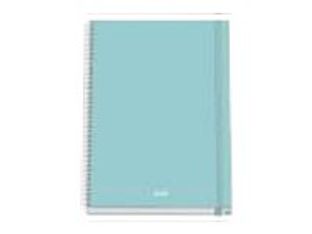 Dohe Serenity - Cuaderno - encuadernado espiral - A5 (162 x 210 mm) - 100 hojas / 200 páginas - cuadriculado - verde - cartón recubierto de papel laminado