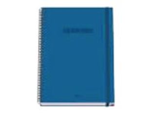 Dohe Color Vibes - Cuaderno - encuadernado espiral - A5 (148 x 210 mm) - 100 hojas / 200 páginas - cuadriculado - azul - cartón recubierto de papel laminado