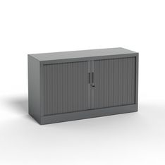 Réhausse pour armoire à rideaux metalliques -  L120 x H43 x P43cm - corps anthracite/rideau anthracite