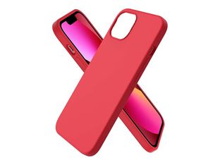 JAYM POP - Coque de protection pour Samsung Galaxy S25 - silicone liquide - rouge