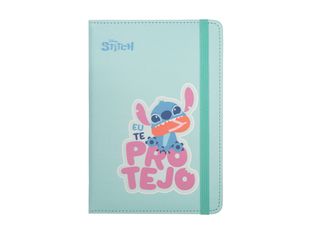 CoolPack Disney - Cuaderno - A5 (148 x 210 mm) - 80 hojas / 160 páginas - forrado - stitch - piel de poliuretano