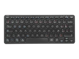 Targus - Clavier - multi-appareil - compact - antimicrobienne - sans fil - Bluetooth 5.1 - Français - noir