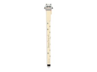 Mr. Wonderful Bo-Bo Collection Buho - Stylo effaçable - hibou - noir - 0.7 mm - avec gomme