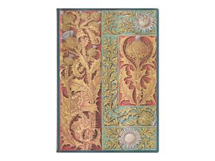 Paperblanks Vox Botanica - Flexi - reliure piquée - midi - 120 x 175 mm - 88 feuilles / 176 pages - lined - wild thistle - multicolore