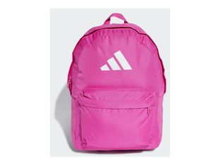 adidas CLASSIC - Sac à dos - 100% de polyester recyclé - semi lucid fuchsia, blanc - 3 rayures