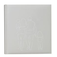Album photos fantaisie memo 200 ERICA "Happy Family" pour 200 photos 10 x 15 cm coloris blanc