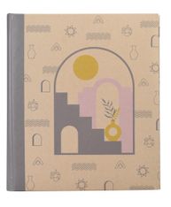 Album photos fantaisie memo 200 ERICA "Kraffty 4" pour 200 photos 11,5 x 15 cm coloris gris