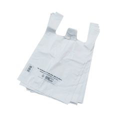 500 Sacs bretelles multi usage blanc - 26 + 12 x 45 cm