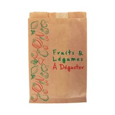 1000 Sacs kraft fruits 3 kg - 22 + 9 x 34 cm