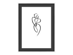 Walther Silhouette - Cadre photo - 10 x 15 cm - bois - noir