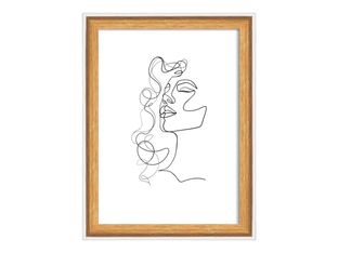 Walther Silhouette - Cadre photo - 13 x 18 cm - rectangulaire - naturel