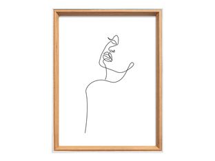 Walther Silhouette - Cadre photo - 18 x 24 cm - bois - chêne
