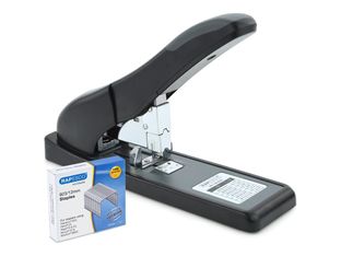 Rapesco ECO HD-140 - Agrafeuse - robuste - 140 feuilles - 923/12, 23/12 - plastique - noir