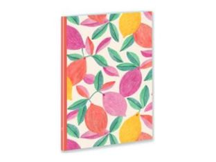 BLUE ART Summer Breeze - Carnet de notes premium - 148 x 210 mm - citron