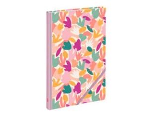 BLUE ART Summer Breeze - Notebook - 13,9 x 21,6 cm - 96 feuilles / 192 pages - abstrait