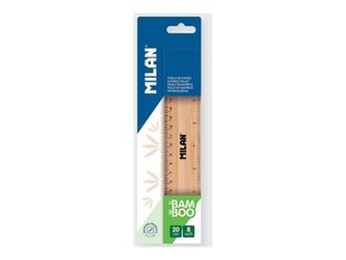 MILAN - Regla - 20 cm/8 inch - bambú