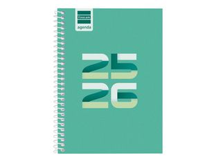 Agenda escolar espiral Cool 1/8 SVH 25-26 Verda 120x164