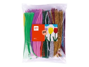 APLI kids - Chenilles - Maxi - 7 mm x 30 cm - différentes couuleurs