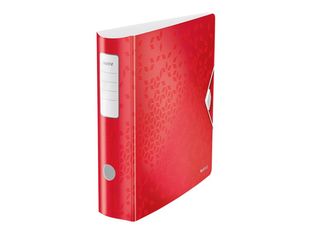 Leitz 180° Active WOW - Classeur à levier - largeur de dos : 82 mm - A4 (210 x 297 mm) - rouge