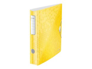 Leitz 180° Active WOW - Classeur à levier - largeur de dos : 65 mm - A4 (210 x 297 mm) - jaune